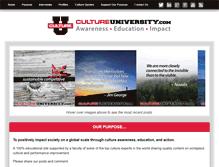Tablet Screenshot of cultureuniversity.com